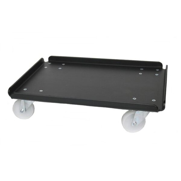 Dolley 600 x 400mm Euro Stacking Trays, BZP Castors, Black