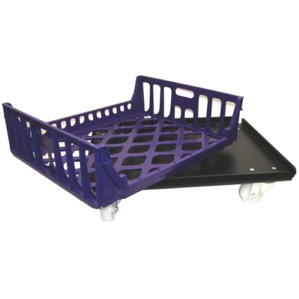 Dolley 10 loaf Bread Tray BT10, BZP Castors, Black
