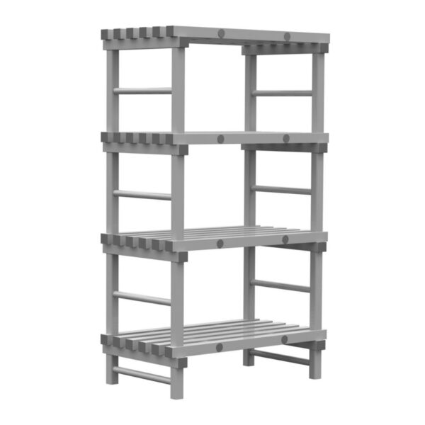 Static 4 shelf rack, 1000 x 600 x 1750mm